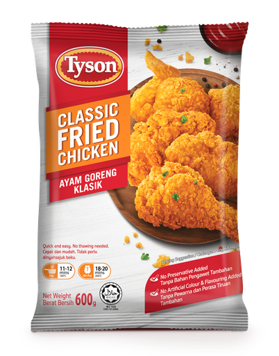 [48803S] Sale Tyson Chicken Classic Fried 500g / 600g