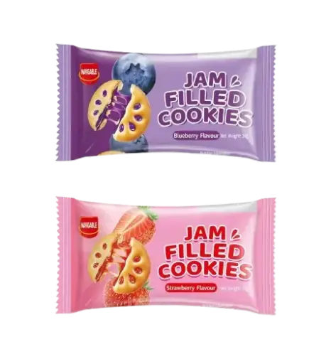 Navigable Jam Filled Cookies 16g