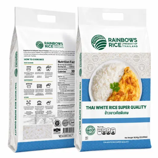 [47123] Rainbows Thai Long Grain White Rice 10Kg