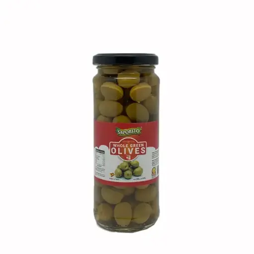 [42601] Saporito Whole Green Olive 340gm