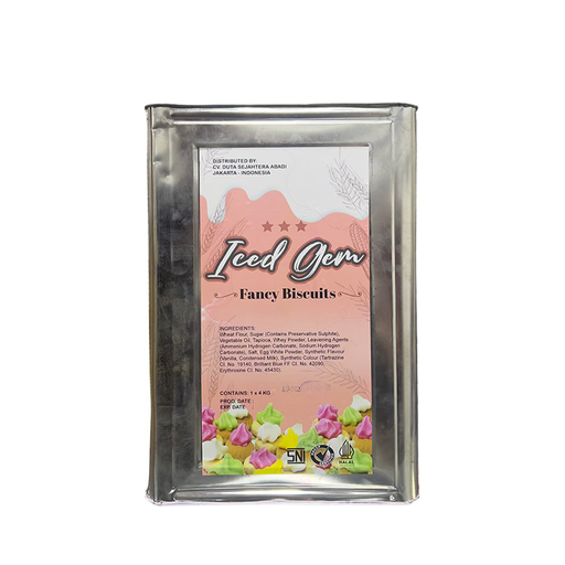 [21020] Iced Gem Biscuits 4Kg TIN