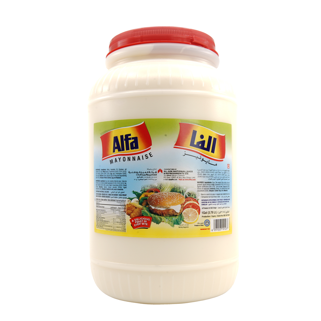 Alfa Mayonnaise 1 Gallon Bot | MU STORE