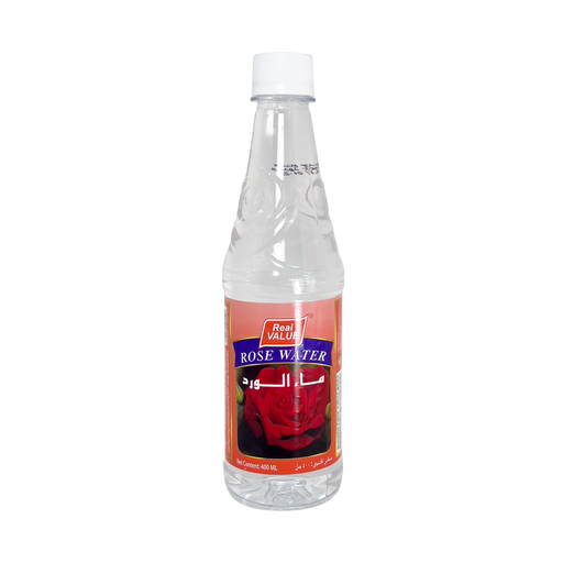 [43021] Real Value Rose Water 400ml Bot